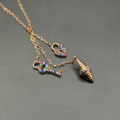 Rainbow Secrets Necklace