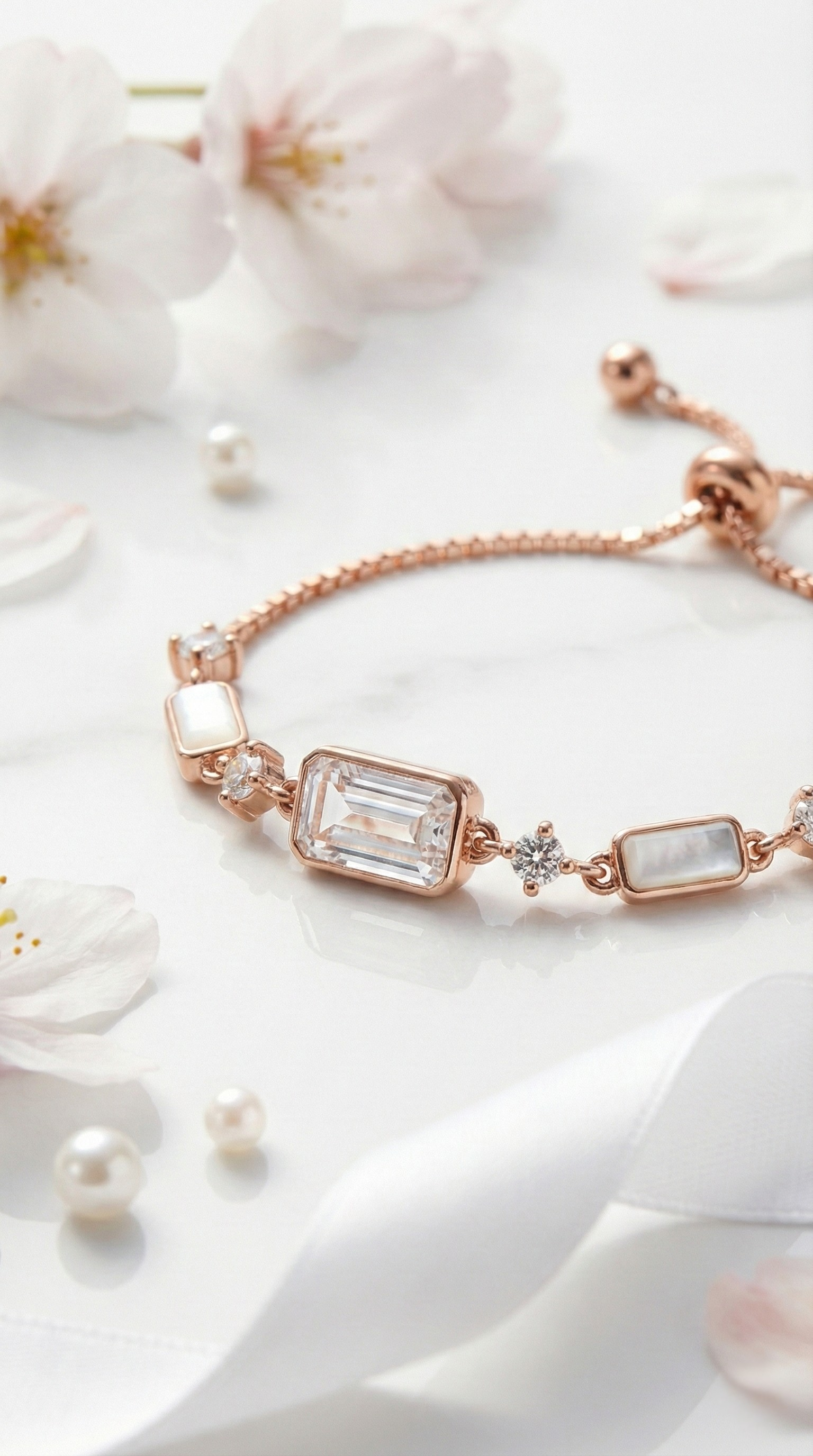 Opaline Whisper Bracelet | 925 Sterling Silver