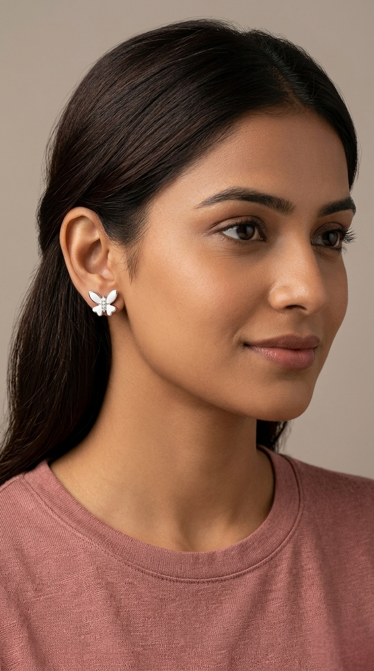 Virelle Flutter Studs | 925 Sterling Silver