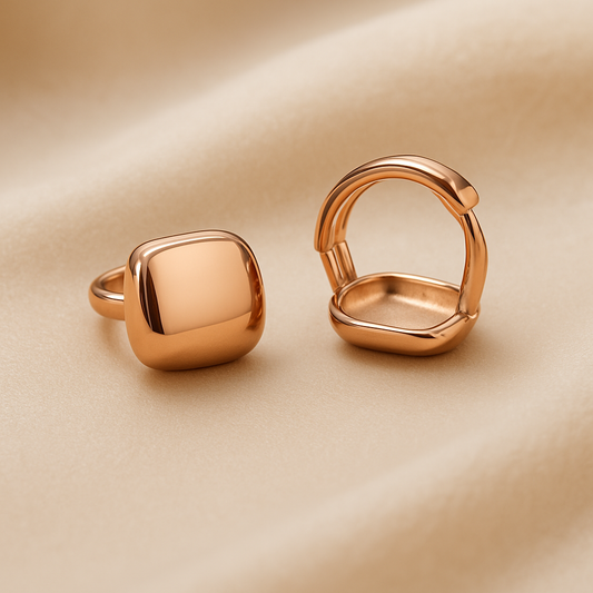 Verve Cushion Hoops - Demi Fine | Sterling Silver