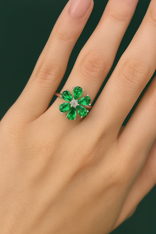 Emerald Isle Bloom Ring