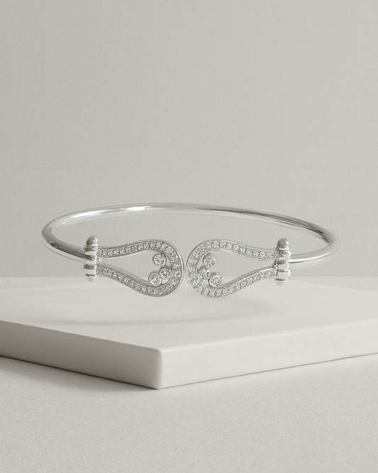 Duet Sparkle Kada Sterling Silver