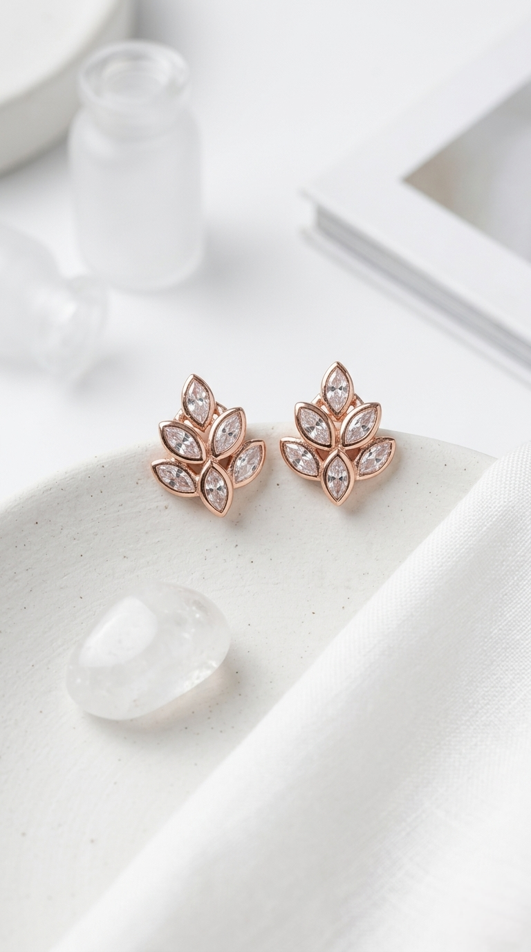 Plume Studs | 925 Sterling Silver
