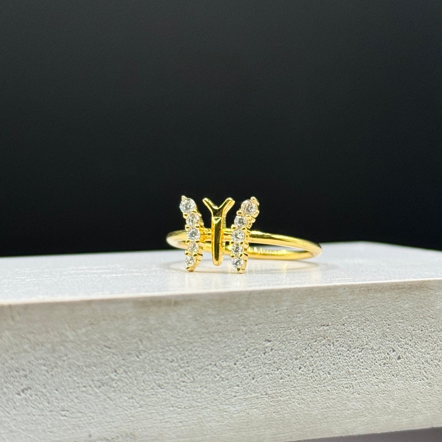 Golden Flutter Ring