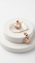 Sorelle Blush Heart Drops | 925 Sterling Silver