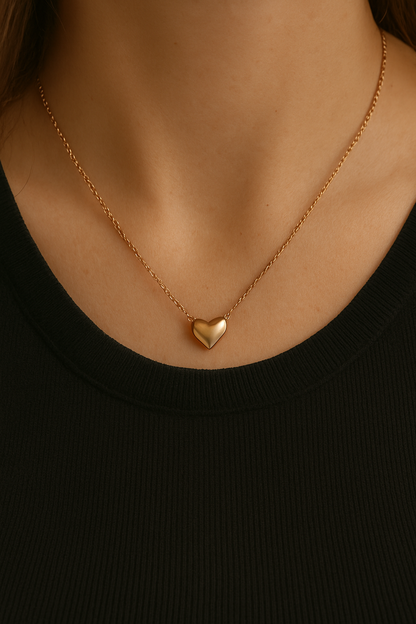 Classic Heart Sterling Silver Necklace