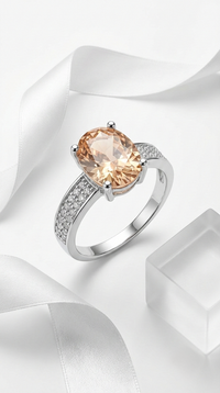 Solara Radiance Ring | 925 Sterling Silver