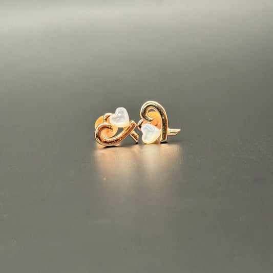 Eternal Heart Studs Earrings