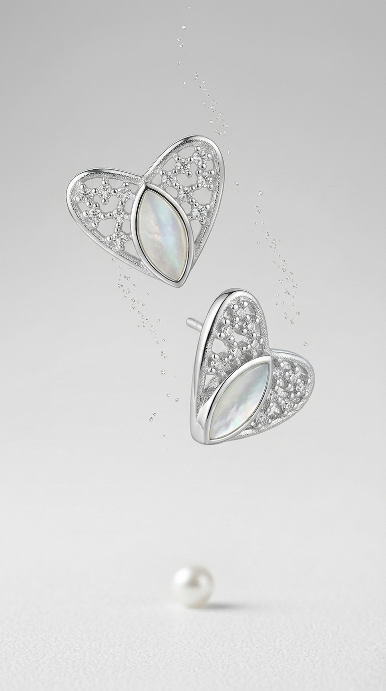 Veloura Lace Studs | 925 Sterling Silver