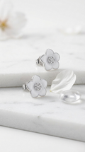 Noréa Floral Stud | 925 Sterling Silver