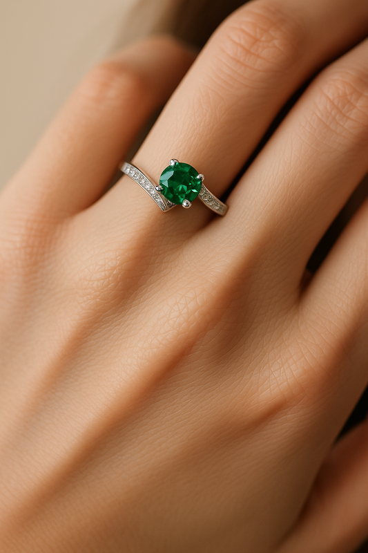 Emerald Whisper Ring