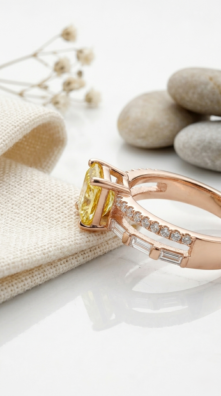 Aurelia Citrine Ring | 925 Sterling Silver