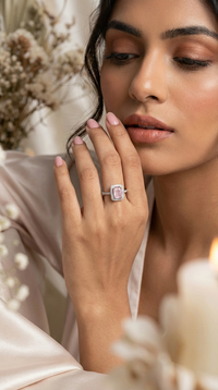 Rosé Lumière Ring | 925 Sterling Silver