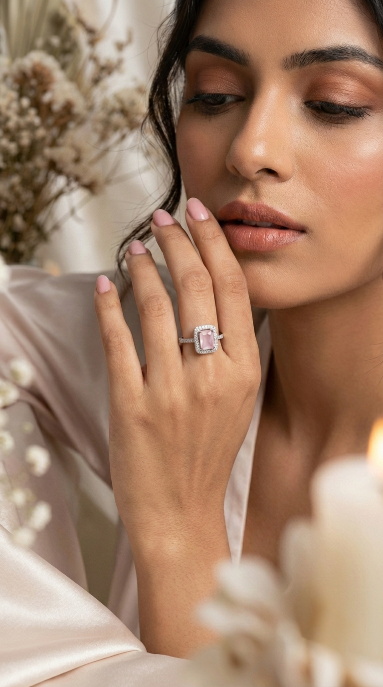 Rosé Lumière Ring | 925 Sterling Silver