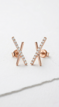 Véra X Pavé Earrings | 925 Sterling Silver