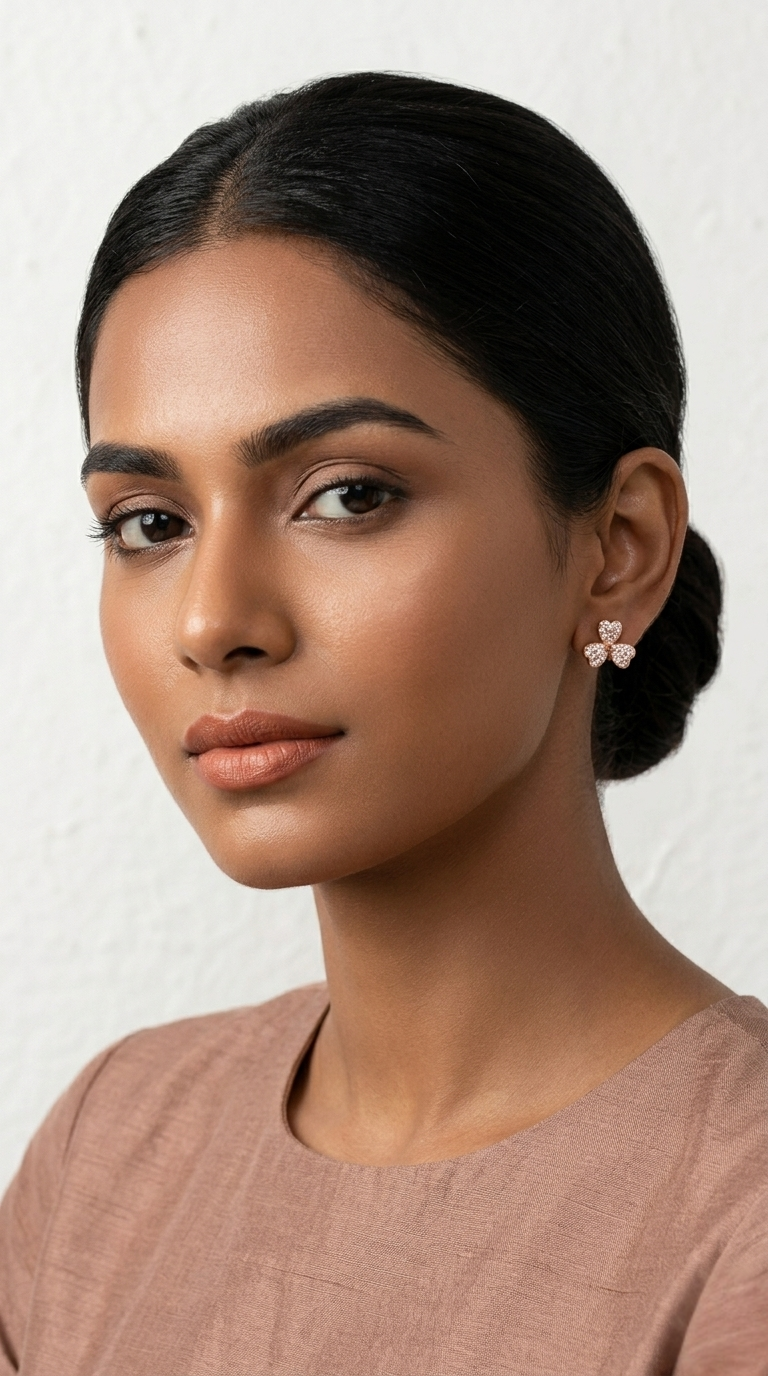 Velisse Pavé Bloom Studs | 925 Sterling Silver