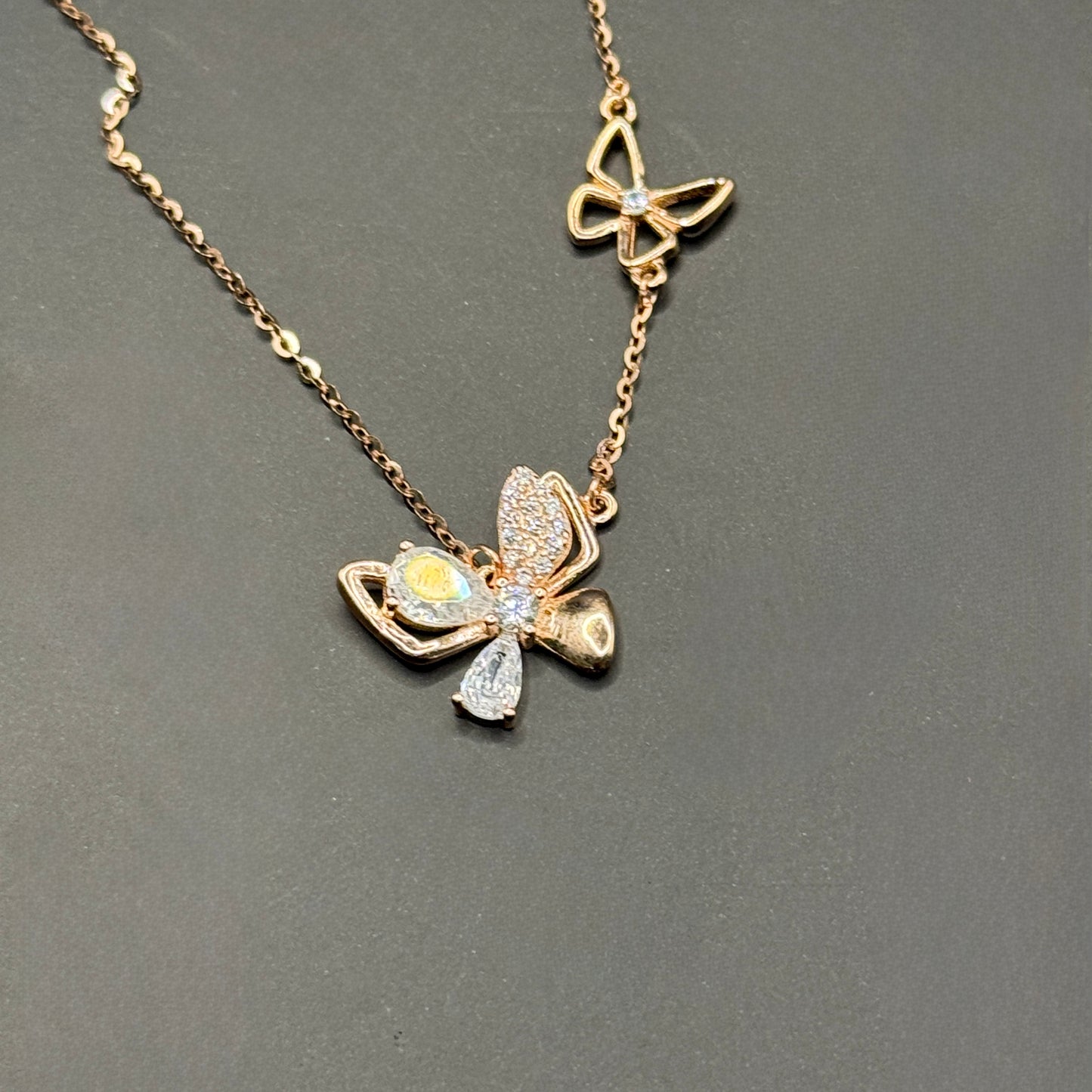 Butterfly Cascade Necklace