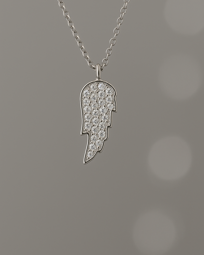 Aurelia Wing Necklace Sterling Silver