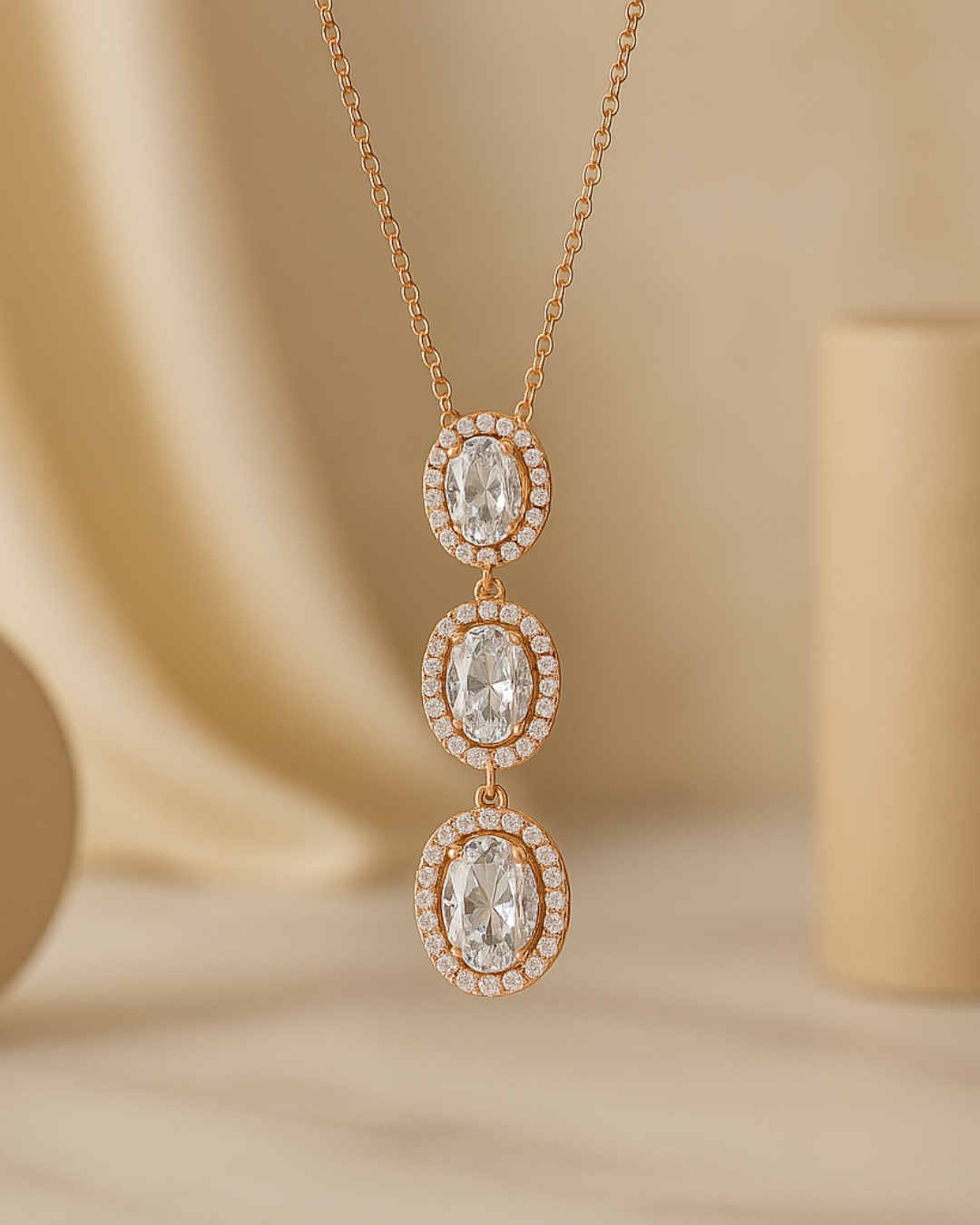 Seraphina Necklace & Earrings Set Sterling Silver