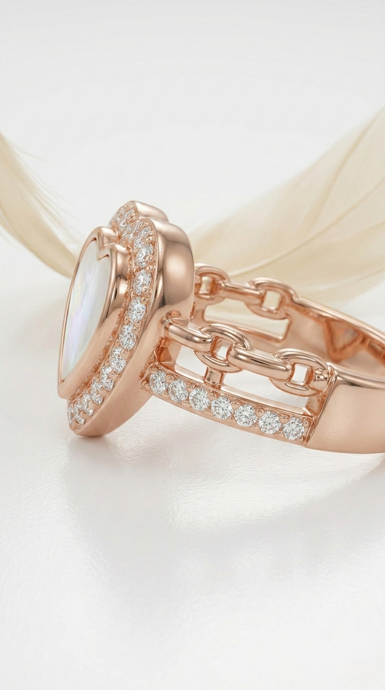 Veloura Améa Heart Ring | 925 Sterling Silver