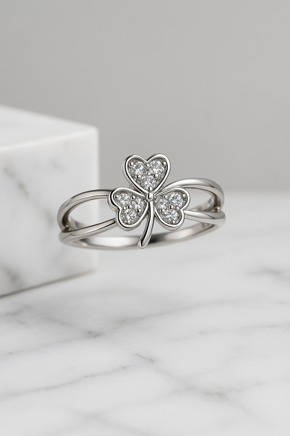 Lucky Bloom Ring - Sterling Silver