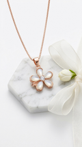 Evara Petal Pearl Pendant | 925 Sterling Silver
