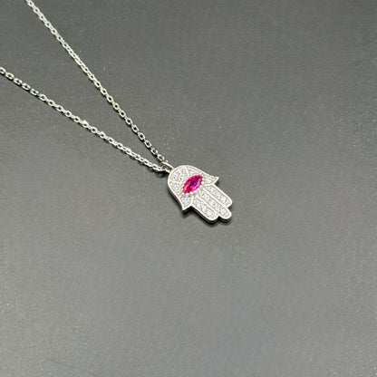 Mystic Hamsa Necklace