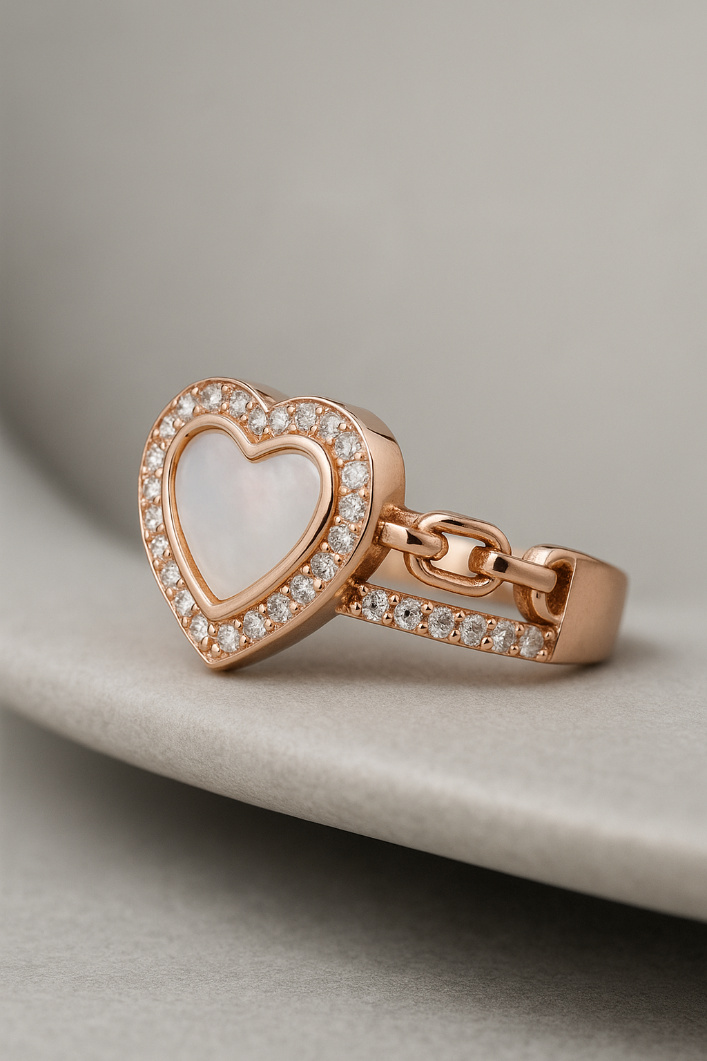 Luxe Amour Chain Ring - Sterling Silver