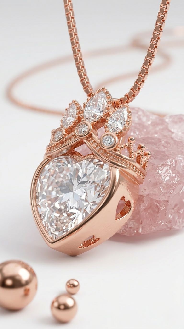 Regina Heart Pendant | 925 Sterling Silver