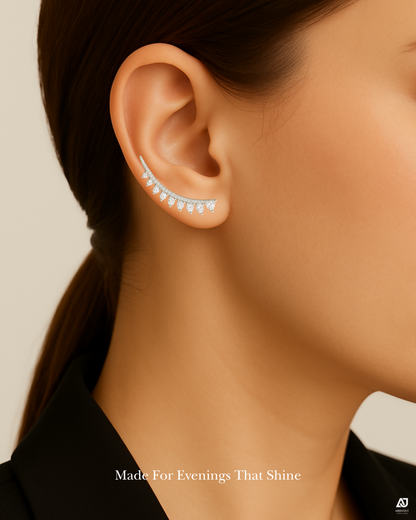 Aurora Sterling Silver Ear Cuffs
