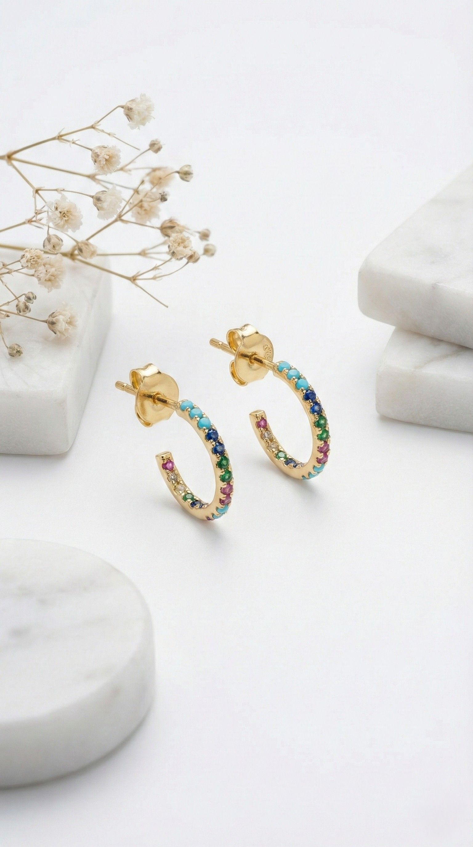 Prisma Luxe Hoops | 925 Sterling Silver