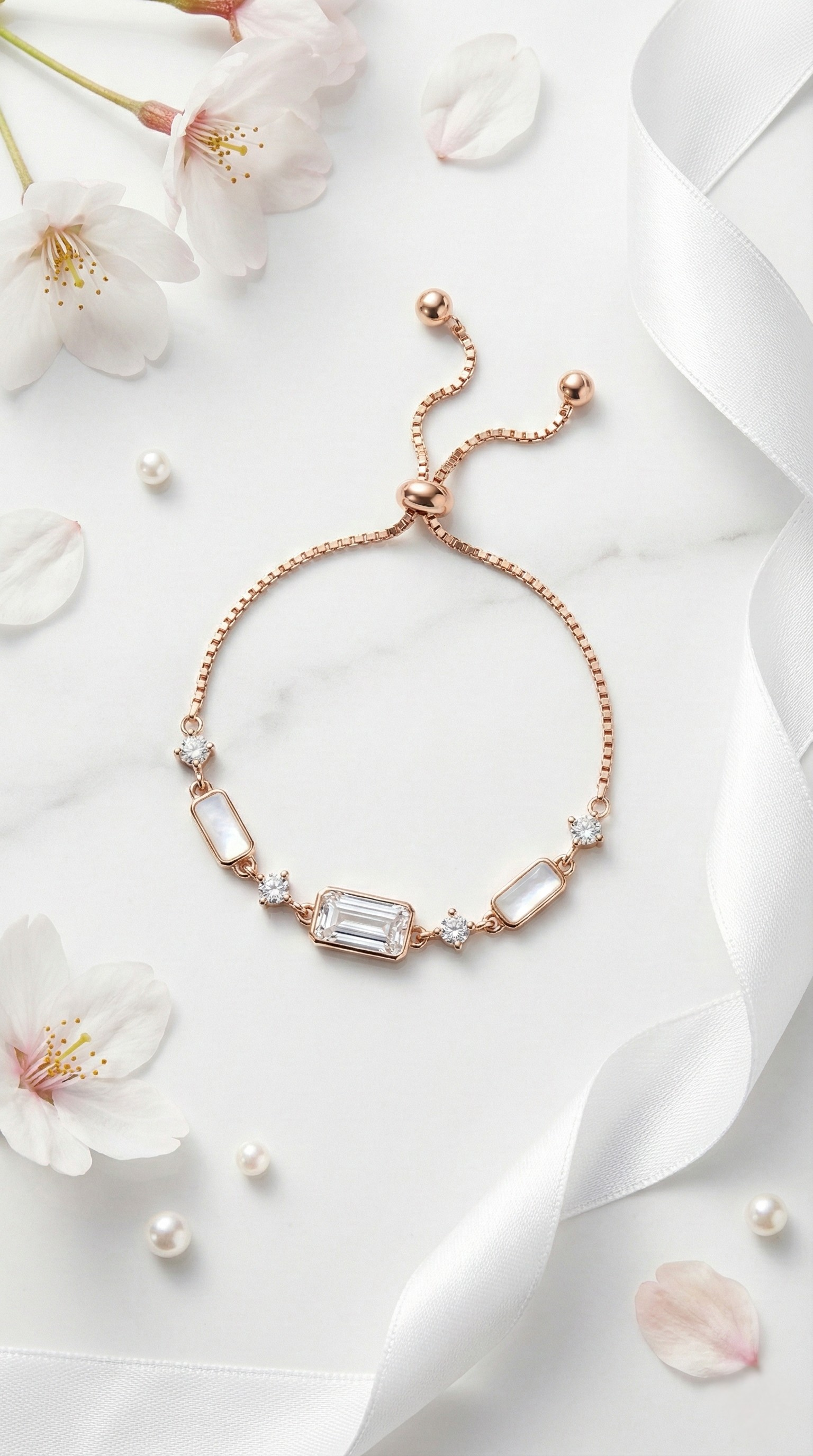 Opaline Whisper Bracelet | 925 Sterling Silver