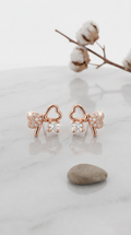 Velia Bow Studs | 925 Sterling Silver