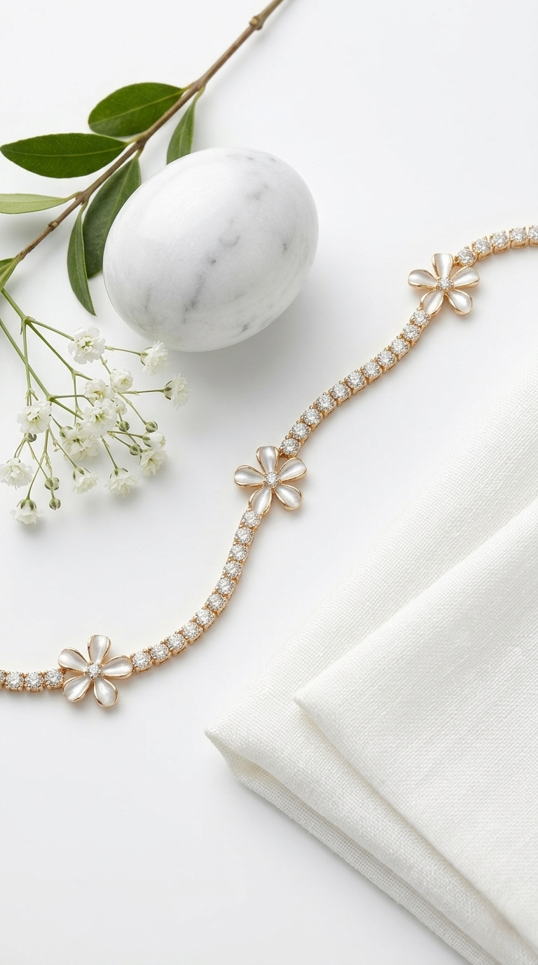 Florette Tennis Bracelet | 925 Sterling Silver