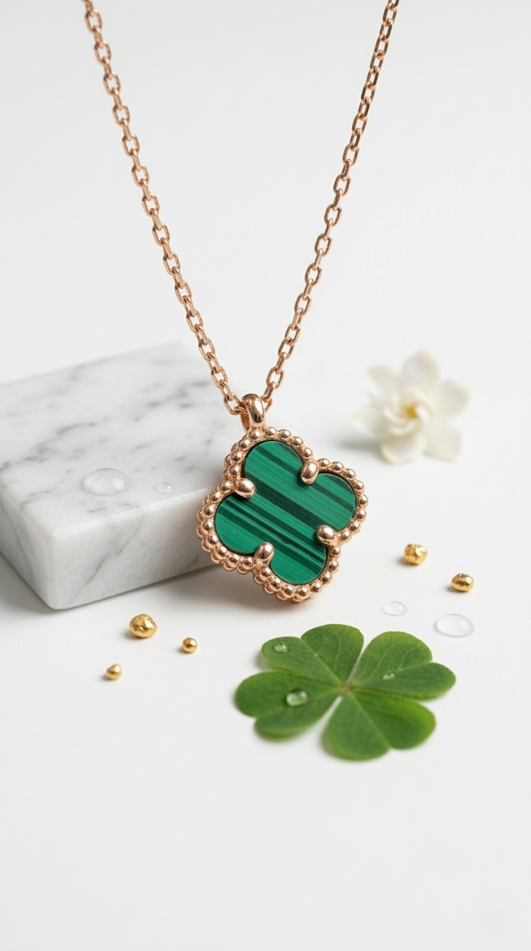 Verde Clover Necklace | 925 Sterling Silver