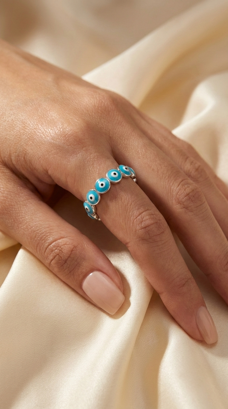Aurevi Nazar Band | 925 Sterling Silver