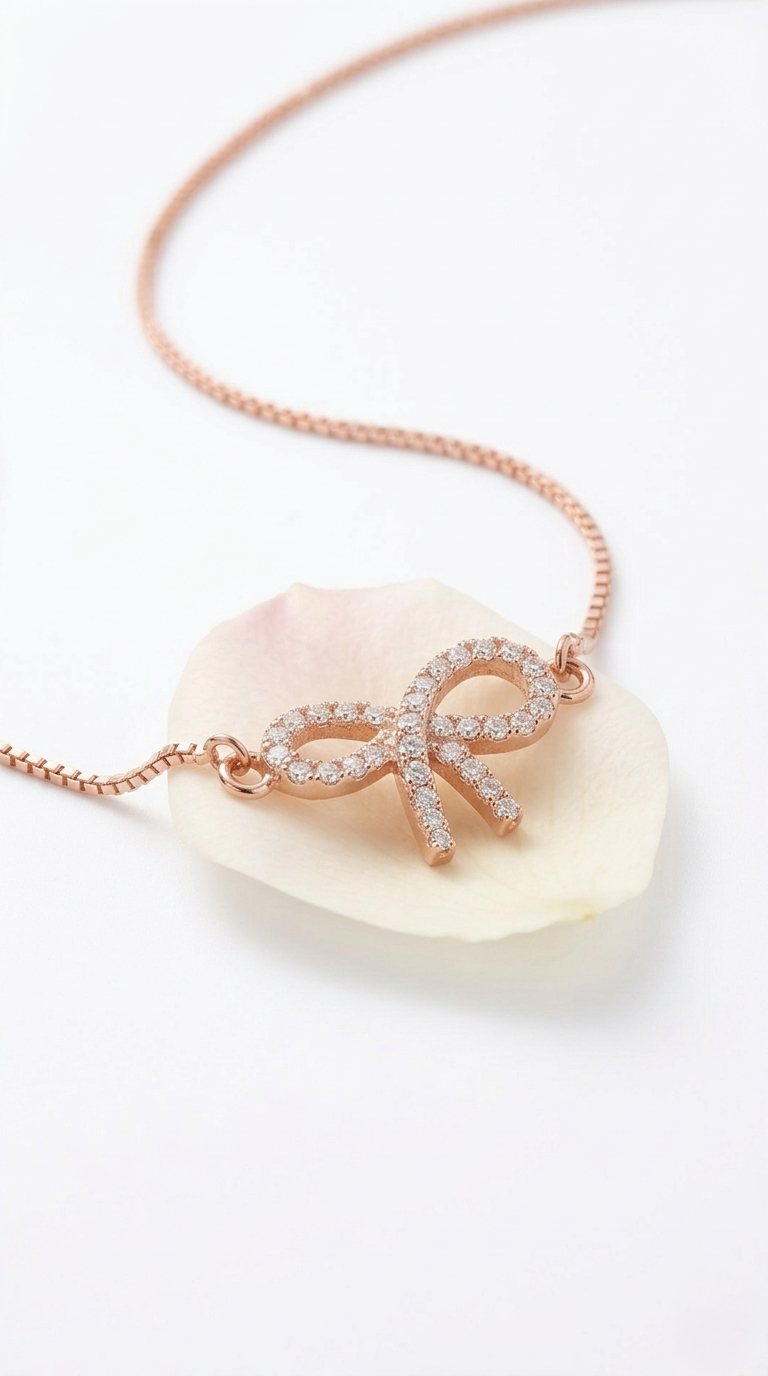 Velina Bow Pendant | 925 Sterling Silver