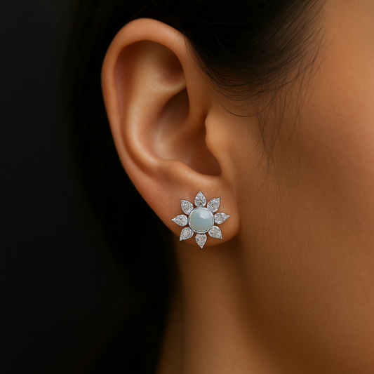 Petal Glow Studs Earrings