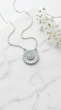 Elara Daisy Pendant | 925 Sterling Silver