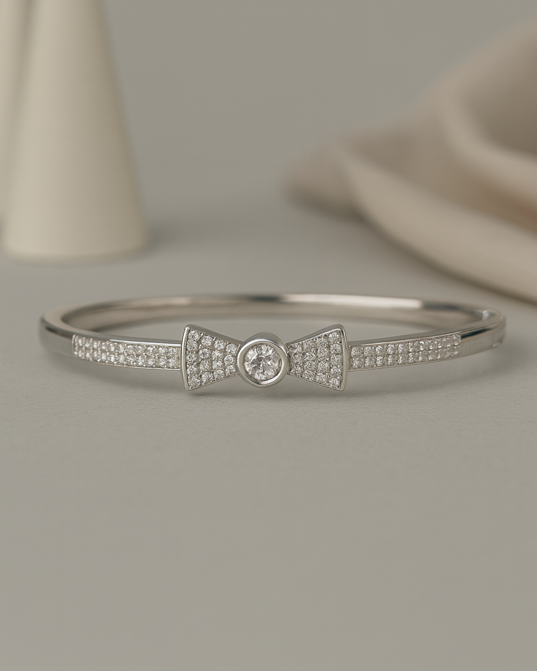 Chic Bow Kada Sterling Silver