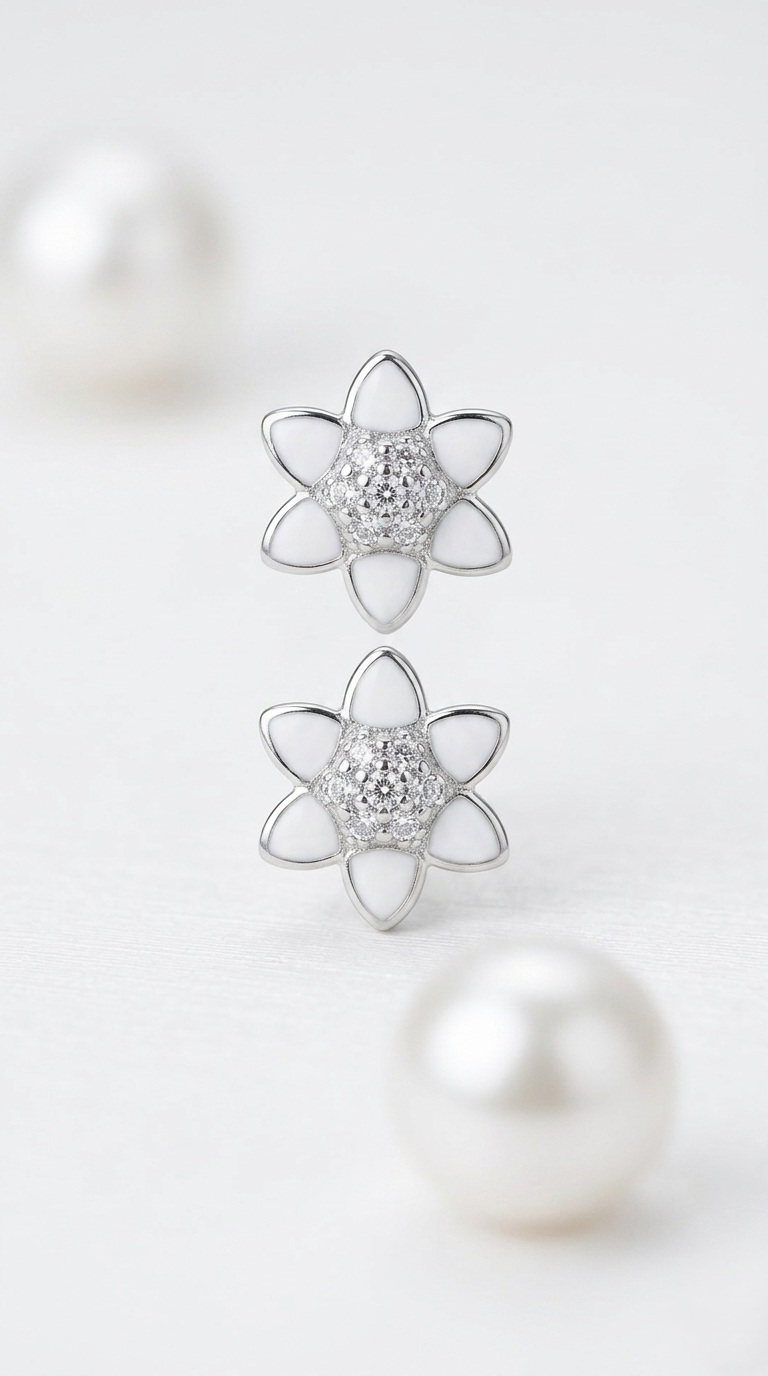 Astra Bloom Studs | 925 Sterling Silver