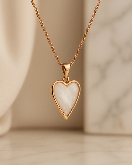Elara Heart Sterling Silver Necklace
