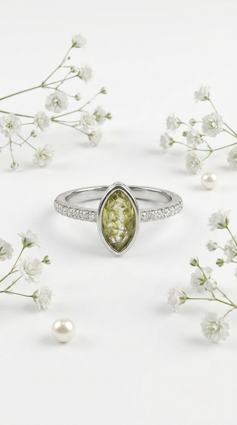 Amber Ray Ring | 925 Sterling Silver