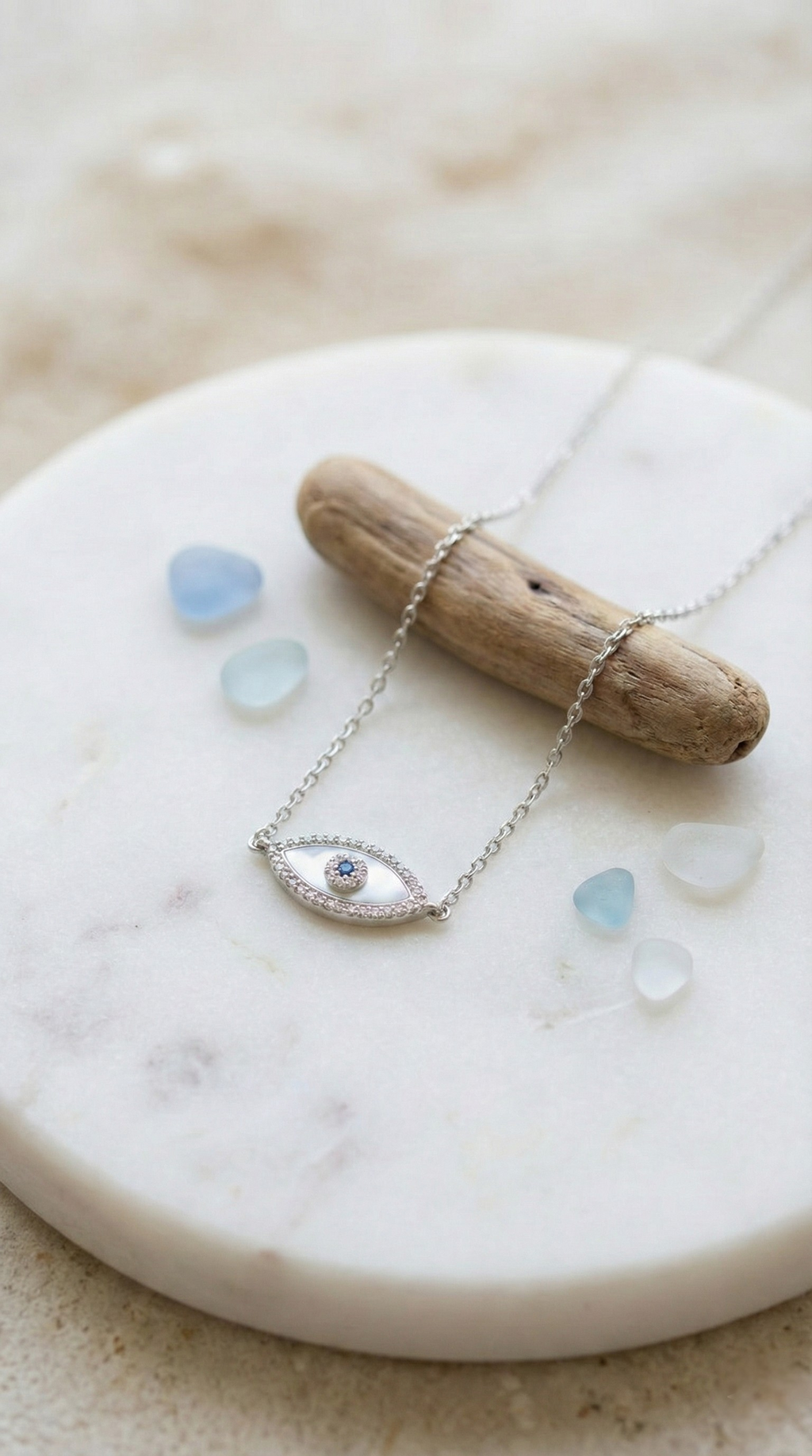 Evil Eye Necklace | 925 Sterling Silver