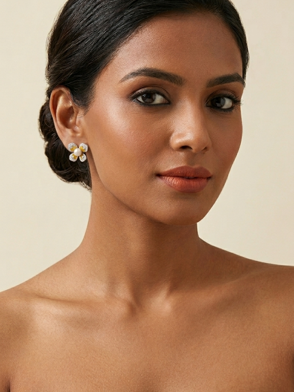 Zuri Bloom Studs | 925 Sterling Silver