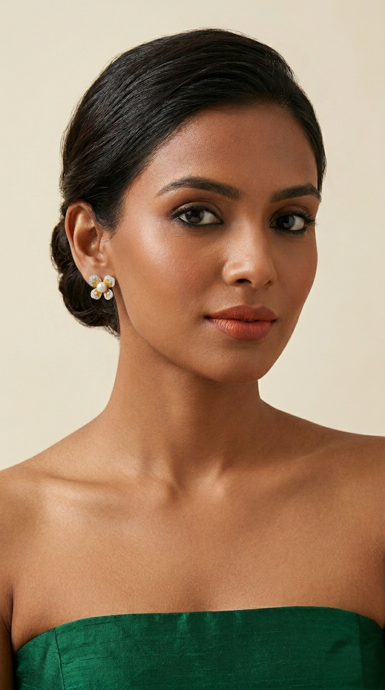 Zuri Bloom Studs | 925 Sterling Silver