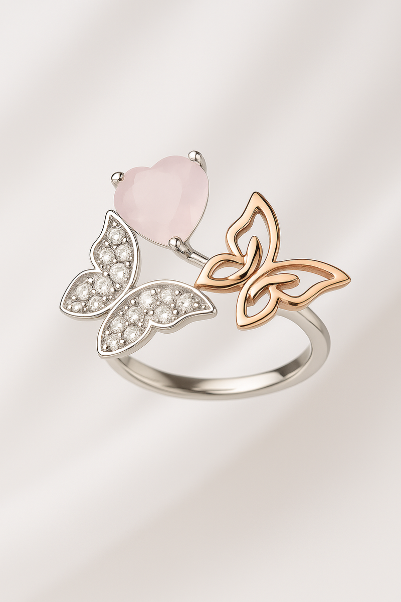 Flutter Heart Ring | 925 Sterling Silver