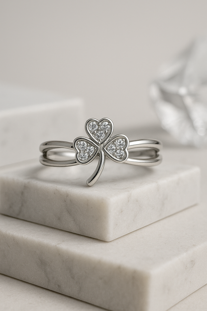 Lucky Bloom Ring - Sterling Silver