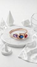 Trivelle Gem Wrap Ring | 925 Sterling Silver