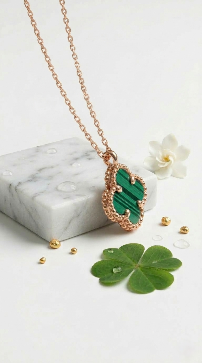 Verde Clover Necklace | 925 Sterling Silver